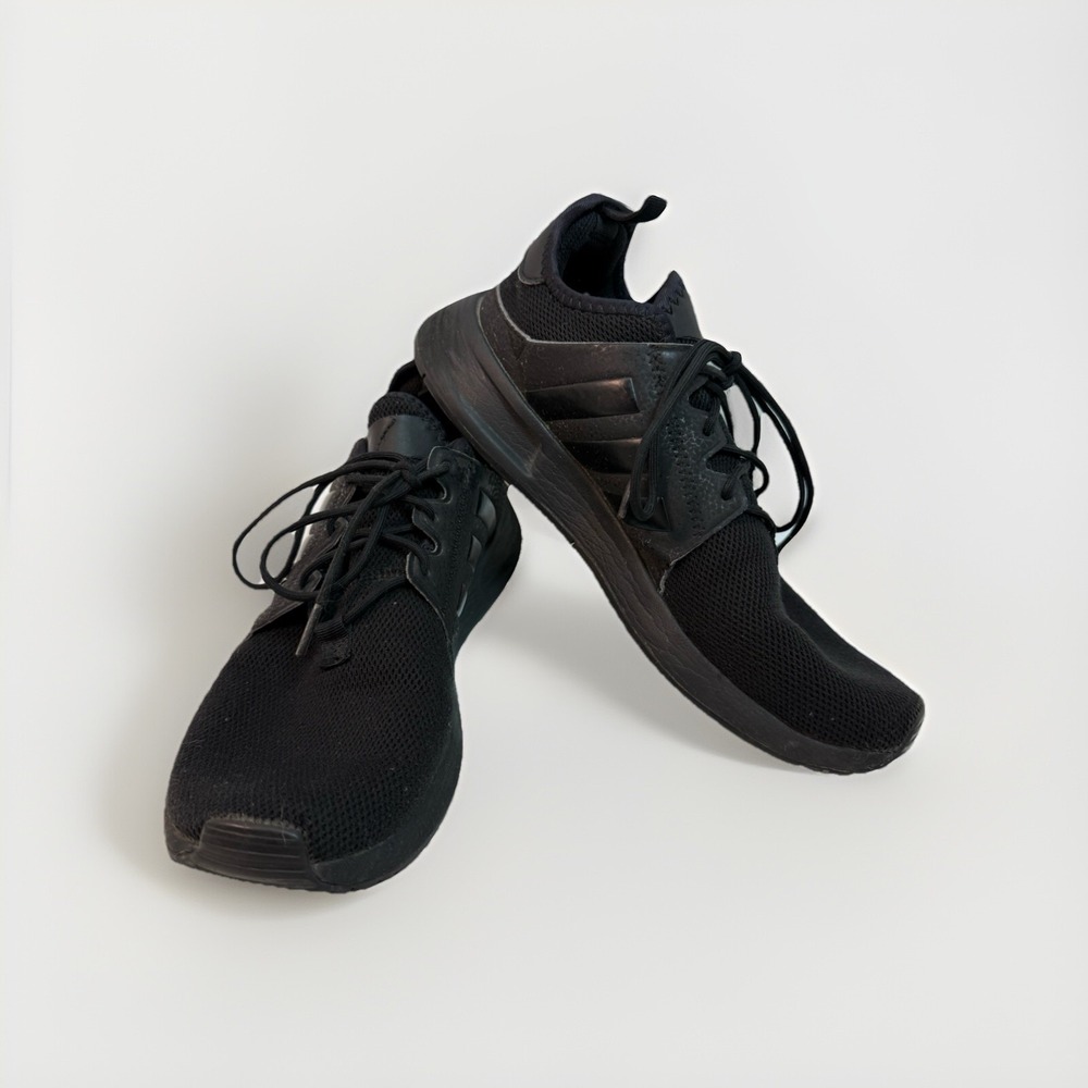 Adidas Originals X_PLR J Black/Black/Black Youth shoes BY9879 sz 5.5 5 1/2